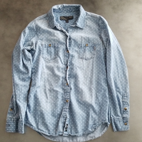 vans denim shirt